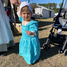 Load image into Gallery viewer, Toddler, Size 2, Linen Back Laced Gown