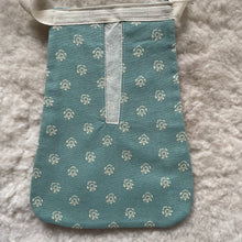 Load image into Gallery viewer, Green block print children's pocket