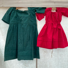 Load image into Gallery viewer, Baby Dress, 12 Months red, 4T Green, Revolutionary War. Fully adjustable, 
