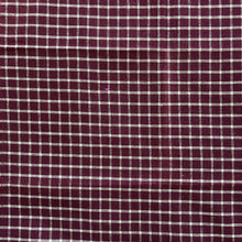 Load image into Gallery viewer, Cotton Towel - Maroon Check