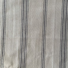 Load image into Gallery viewer, Cotton Towel - Beige and Black Stripe