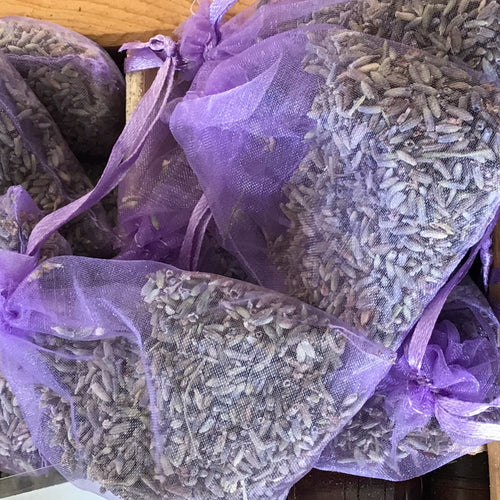 Lavender sachet handmade with just the buds, no oil.