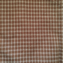 Load image into Gallery viewer, Towel, Brown small window pane.