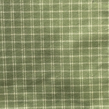 Load image into Gallery viewer, Cotton Towel, Green small window pane.