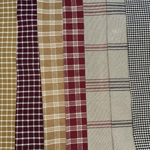 Load image into Gallery viewer, Cotton Towels - Stripes and checks