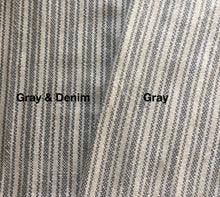 Load image into Gallery viewer, Hand-woven cotton dishtowels in gray & Denim, Gray