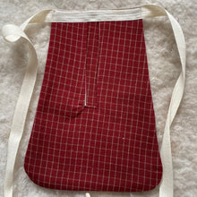 Load image into Gallery viewer, Red Checked pocket