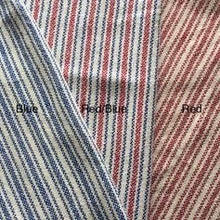 Load image into Gallery viewer, Hand-woven cotton dishtowels in Blue, Red & Blue, Red