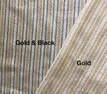 Load image into Gallery viewer, Hand-woven cotton dishtowels in Gold, Gold & Black