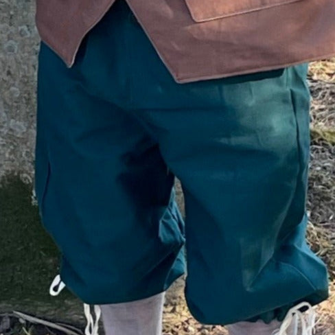 18th Century Boys Britches in Green