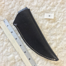 Load image into Gallery viewer, Leather Knife Sheath "K" Fronth