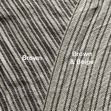 Load image into Gallery viewer, 100% cotton, Handwove, Napkin, reenacting, Brown & Beige