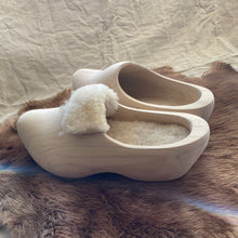 Load image into Gallery viewer, wooden shoe, woman shoes, with shoe inserts