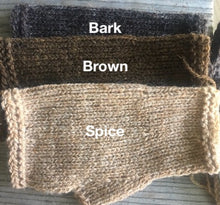 Load image into Gallery viewer, Mitts, mittens in brown colors.