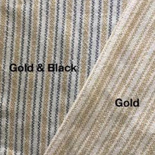 Load image into Gallery viewer, handwove towel in black & gold, Purdue colors