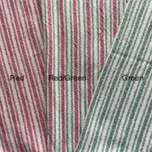 Load image into Gallery viewer, Handwove towel, kitchen, 100% cotton, red & Green, Christmas
