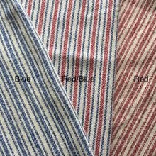 Load image into Gallery viewer, Handwove towel, 100% cotton, blue, red, white