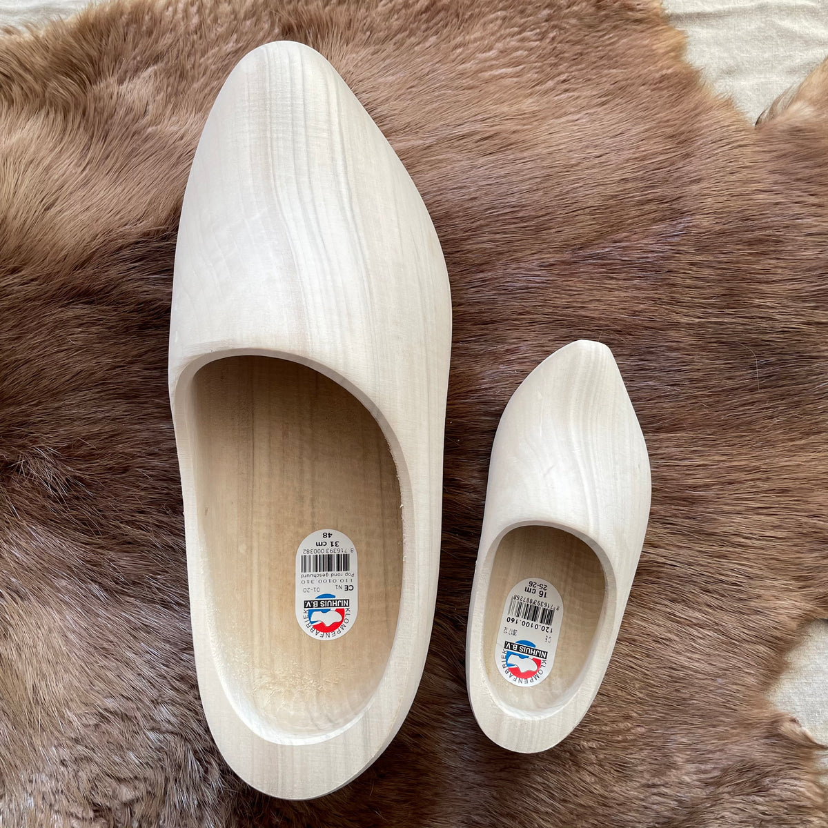 Wooden Shoes Plain Wood Sanded