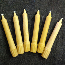 Load image into Gallery viewer, Natural Beeswax candles. set of 6
