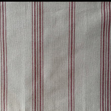 Load image into Gallery viewer, Cotton Towel - Beige and Maroon Stripe
