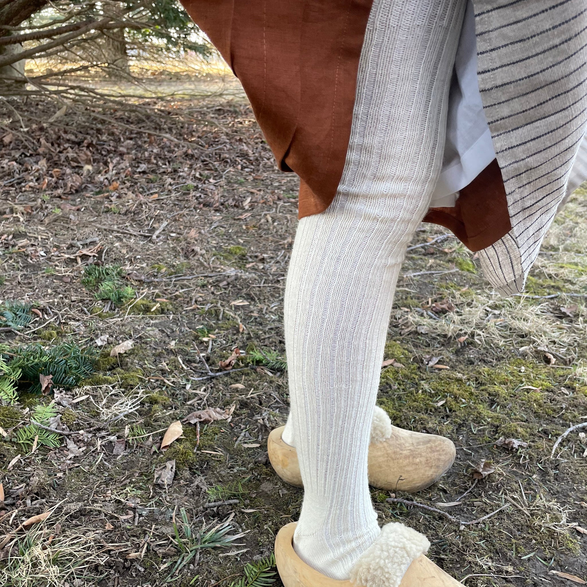 Wool Ribbing Ribbed Wool Stockings – Apple Cart Creations