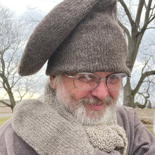 Load image into Gallery viewer, wool hat, scarf, Mitten set. gray
