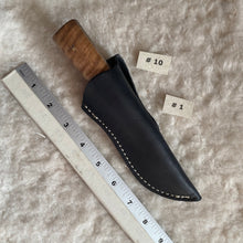 Load image into Gallery viewer, Jeff White Knife in Leather Sheath &quot;#1&quot;
