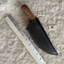 Load image into Gallery viewer, Jeff White Knife #18 in Leather Sheath &quot;K&quot;
