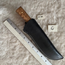 Load image into Gallery viewer, Jeff White Knife #20 (Drop Point, Curly Maple Handle)
