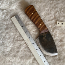 Load image into Gallery viewer, Jeff White Knife #22, Fat Skinner with Curly Maple Handle. 
