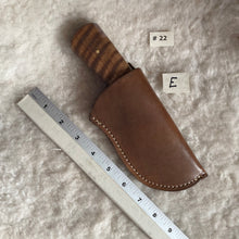 Load image into Gallery viewer, Jeff White Knife #22 with Leather Sheath &quot;E&quot;
