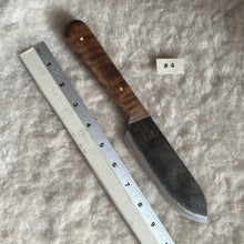 Load image into Gallery viewer, Jeff White Knife #4, Kephart with a Curly Maple Handle.
