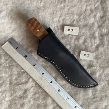 Load image into Gallery viewer, Jeff White Knife #7 in a Leather Sheath &quot;#1&quot;
