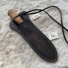 Load image into Gallery viewer, Leather Knife Sheath &quot;G-Large&quot; Black
