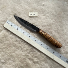 Load image into Gallery viewer, Jeff White knife #17 with Curly Maple Handle
