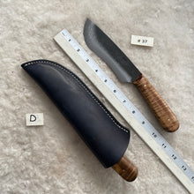 Load image into Gallery viewer, Jeff White Knife #37 with Leather Knife Sheath &quot;D&quot;
