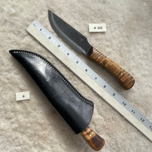 Load image into Gallery viewer, Jeff White knife #60 with Leather knife Sheath &quot;4&quot;
