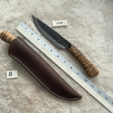 Load image into Gallery viewer, Jeff White Knife #66 (Frontier with Curly Maple Handle)
