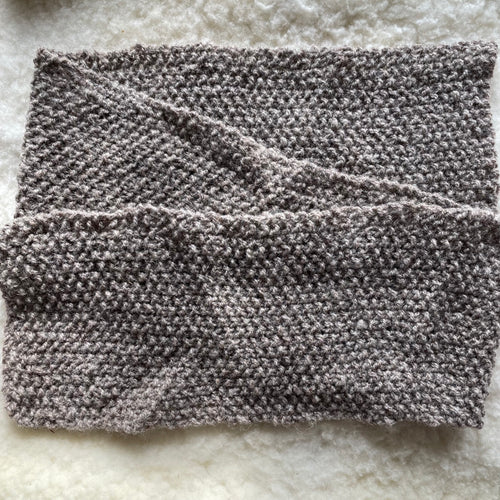 Scarf, knit wool