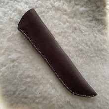 Load image into Gallery viewer, Leather Sheath &quot;J&quot;  Chocolate color
